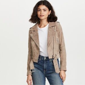 BLANKNYC Suede Moto Jacket